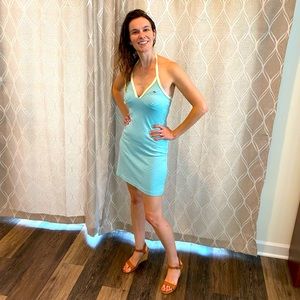 EUC LaCoste Halter Dress